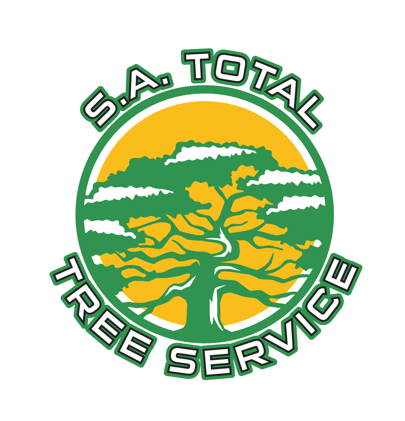 sa total tree service logo